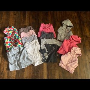 13 piece Fall/Winter Baby Girl Tops 18 month